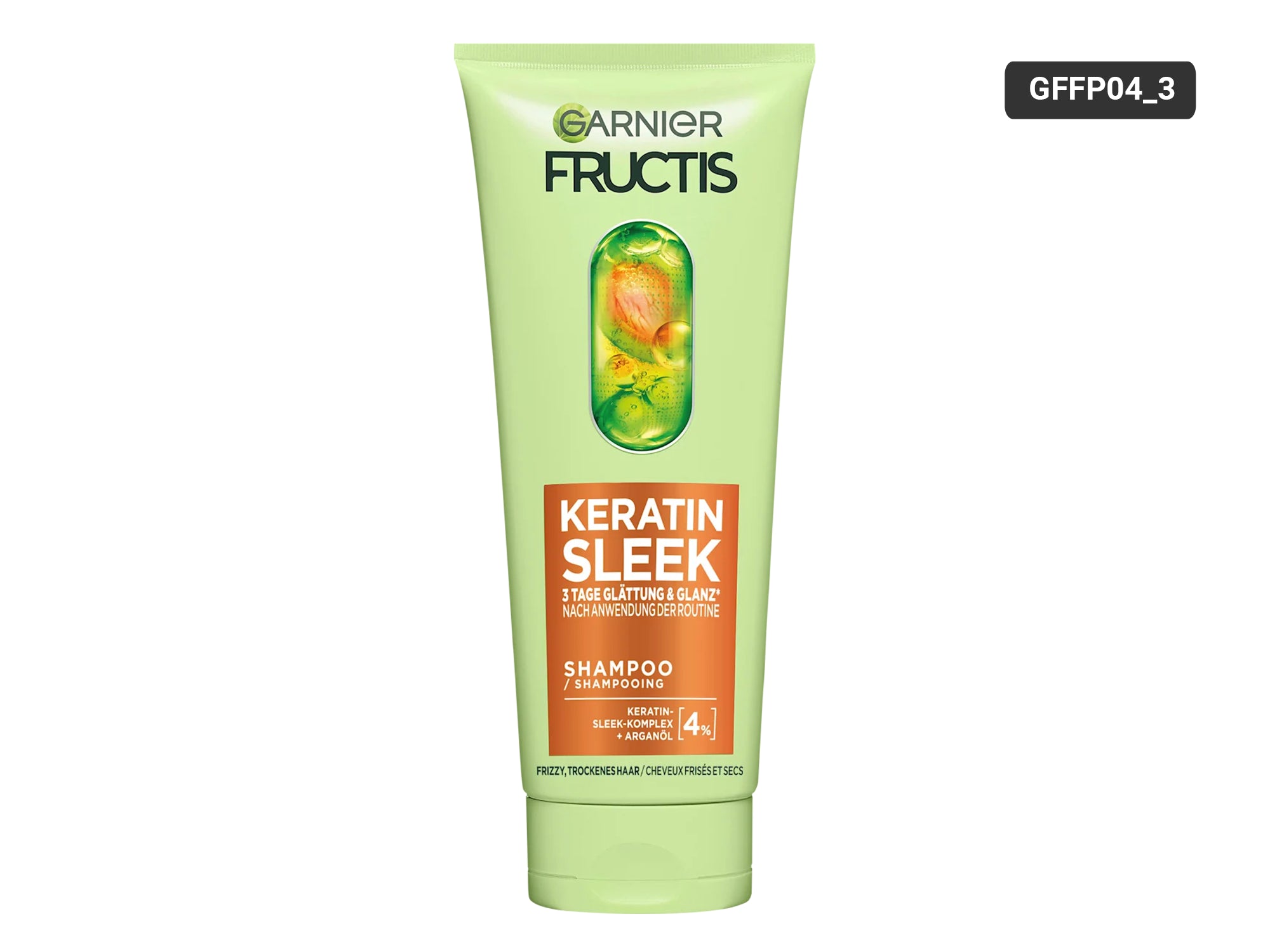 Garnier Fructis Keratin Sleek Shampoo 200ml